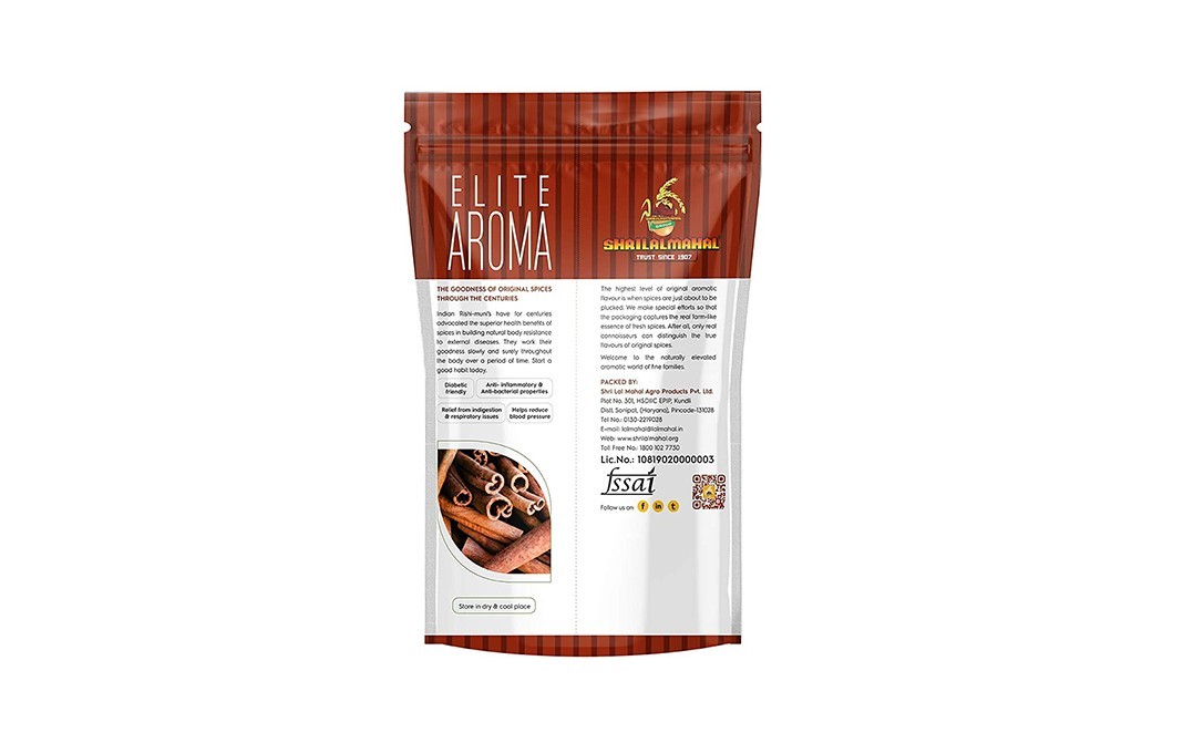 Shrilal Mahal Elite Aroma Cinnamon    Pack  100 grams